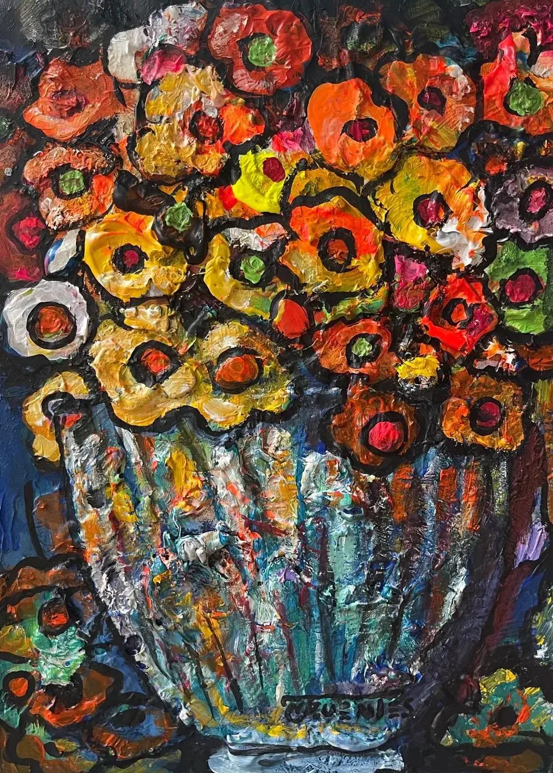 Flowers in a vase