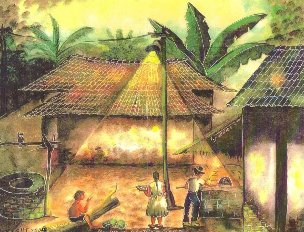 View of Ometepe volcano